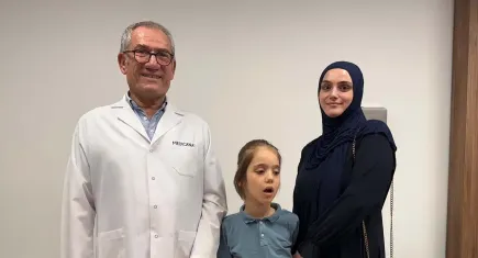 Serebral Palsiyle mücadele eden Hasan Emrem yürümeye başladı