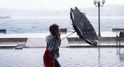 İstanbul için fırtına ve sağanak uyarısı