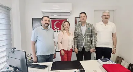 Dilek Gappi'den Osman Başeğmez'e hoşgeldin ziyareti