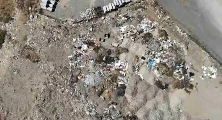 Seferihisar’da drone destekli kaçak hafriyat denetimi