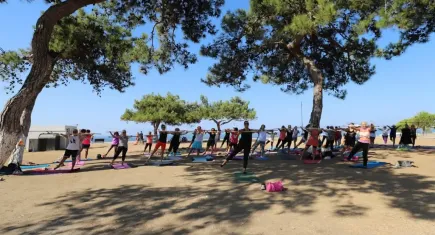 Menderes’de deniz manzaralı pilates
