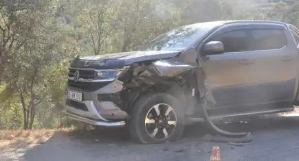Ödemiş'te trafik kazası: 1 ölü 1 yaralı