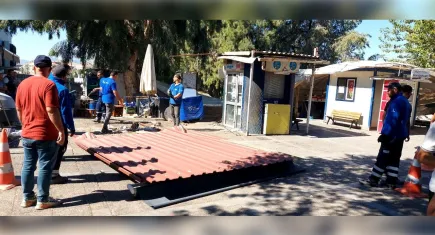 İzmir'de işgalci işletmelerin tahliyesine başlandı