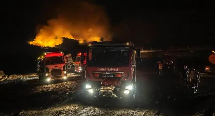 Denizli’deki orman yangınları için İzmir İtfaiyesi devreye girdi