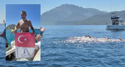 Otizmli sporcu Tuna Tunca’dan tarihi başarı: Cebelitarık Boğazı’nı geçti