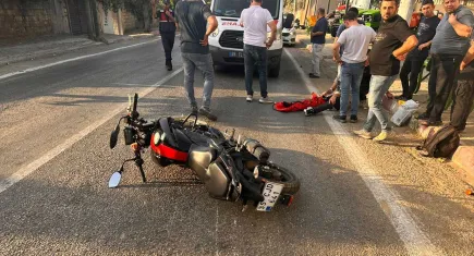 İzmir haber: Ödemiş’te motosiklet kazasında 2 kişi yaralandı