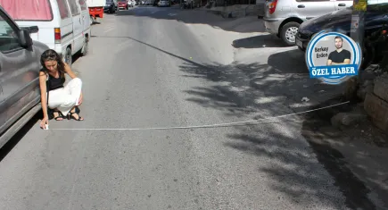 Bu cadde sadece 4 metre