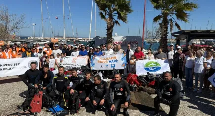 Urla’da temizlik mesaisi: Deniz ve kıyı temizliği yapıldı! 