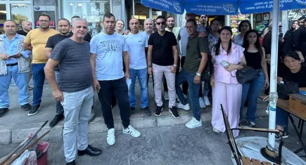 İzmir'de güvenlik emekçileri hak arayışında: Tüm arkadaşlarımız işlerine iade edilmeli