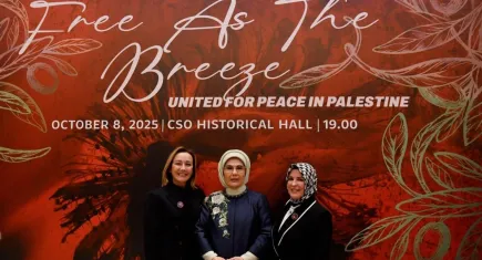 Filistin İçin Ankara’da Flamenko buluşması: Emine Erdoğan da sahnedeydi