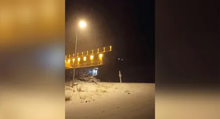 Uludağ’da kar yağışı başladı: 3 saatte beyaza büründü