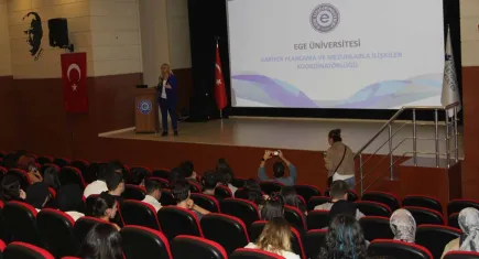 Ege Üniversitesi’nde kariyer planlama semineri
