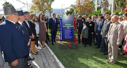 Şehit Teğmen Ali Emre Fırıncıoğulları’nın adı Narlıdere’de ölümsüzleşti