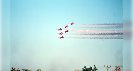 Kırklareli semalarında Türk Yıldızları şov