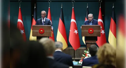 Cumhurbaşkanı Erdoğan, Almanya Başbakanı Merz ile görüştü
