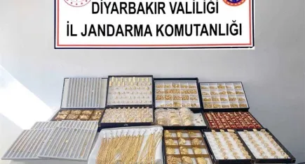Diyarbakır'da kaçak altın operasyonu