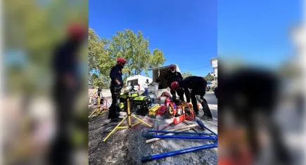 YAKUT ekibinden tatbikat mesaisi: Tam not aldı 