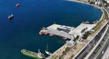 Aliaport deniz yolcu iskelesi tamamlandı