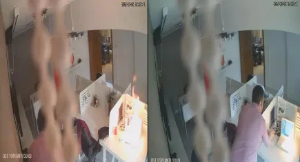 Dizüstü bilgisayar patlayarak alev aldı