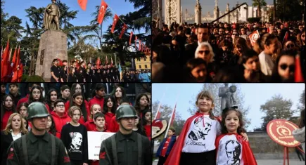Gazi Mustafa Kemal Atatürk ebediyete intikalinin 87. yılında yurt genelinde anıldı 