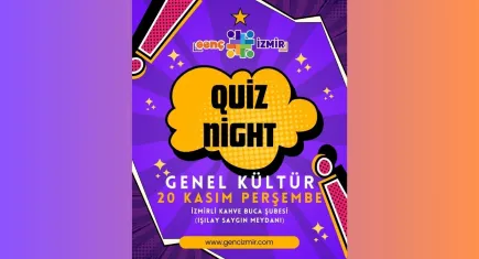 İzmir’de gençlere özel genel kültür kapışması: Sürpriz ödüllü quiz gecesi başlıyor