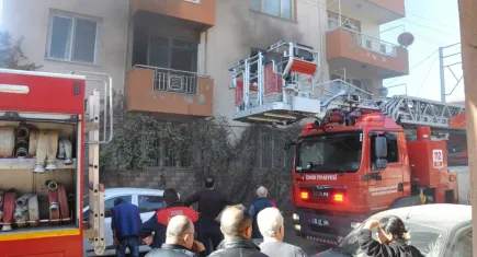 Ödemiş’te ev yangını kontrol altına alındı