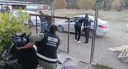 İzmir merkezli suç örgütüne operasyon: 14 kişi gözaltında