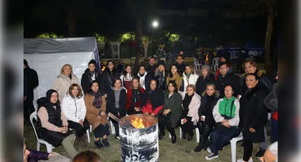 Başkan Kınay’dan 25 Kasım nöbeti 