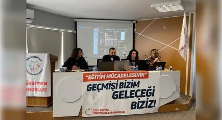 Özel sektör öğretmenlerinin çalışma koşulları ve hak mücadelesi bu çalıştayda