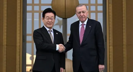 Erdoğan’dan Güney Kore liderine görkemli karşılama: Külliye’de tarihi buluşma
