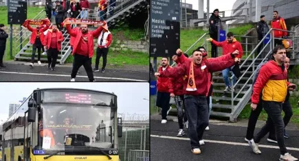 Galatasaray taraftarları Kadıköy yolcusu