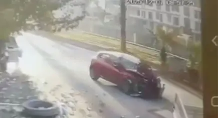 Eski eşiyle evli olan polise çarpan ve sosyal medyada paylaşan şahıs tutuklandı