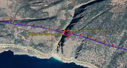 66 bin 73 ağacın kesileceği Kalkan bölünmüş yol projesi iptal edildi