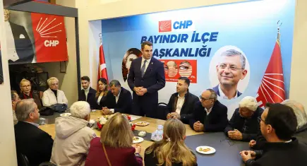 CHP İzmir İl Başkanı Çağatay Güç'ten Bayındır’a ziyaret