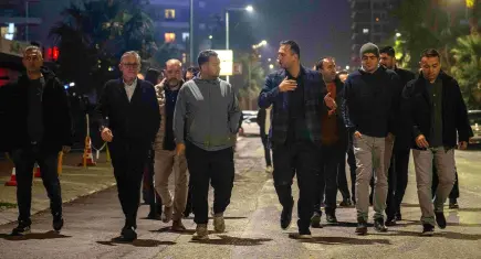 Başkan Eşki, Karacaoğlan’daki çalışmaları inceledi