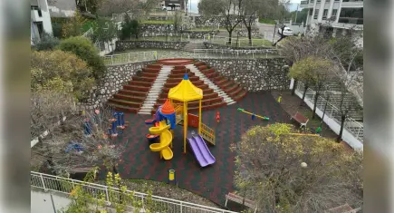 Buca’nın Merdivenli Park’ı baştan sona yenilendi