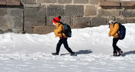 Bir ilde olumsuz hava şartlarından okullar bir gün tatil edildi!