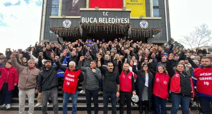 İşçilerden maaş eylemi: Buca'da çöpler toplanmayacak