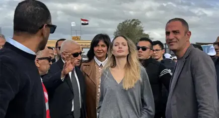 Angelina Jolie’den Gazze sınırına ziyaret