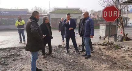 Tire’de seçim sözü gerçek oldu: Yeniçiftlik yolu yenileniyor!