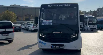 Menemen’de ücretsiz ring seferleri vatandaşa derman oldu