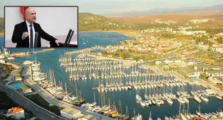 CHP’li Bakan Teos Yat Limanı sorununu Meclis’e taşıdı