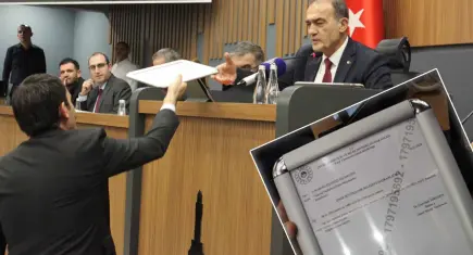 Opera binası belgesi meclise çerçeve ile geldi
