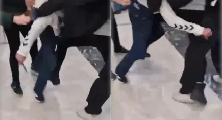 AVM’de bıçaklı kavga: 1 yaralı, 3 çocuk gözlem altında