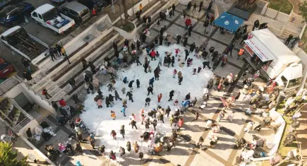 Balçova’da kar coşkusu