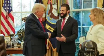 Trump, Şara ile görüştü