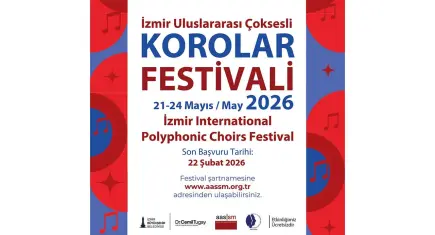 5. İzmir Uluslararası Çoksesli Korolar Festivali başvuruları başladı