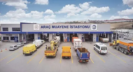 Türkiye’de 2025’te 13,3 milyon araç muayeneden geçti