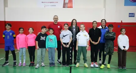 Karşıyaka’da 200 gencin sportif yetenek ölçümleri yapıldı