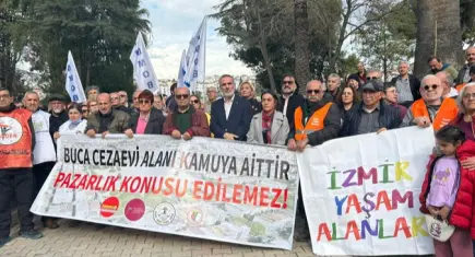 Meslek örgütlerinden Buca Cezaevi alanı için tepki: Ciddi bir kent suçu
